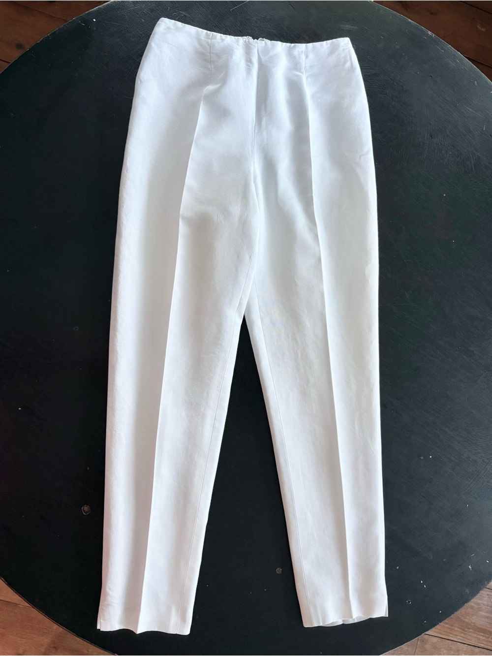 Ralph Lauren Purple Label White Women’s Tapered Dress Pants